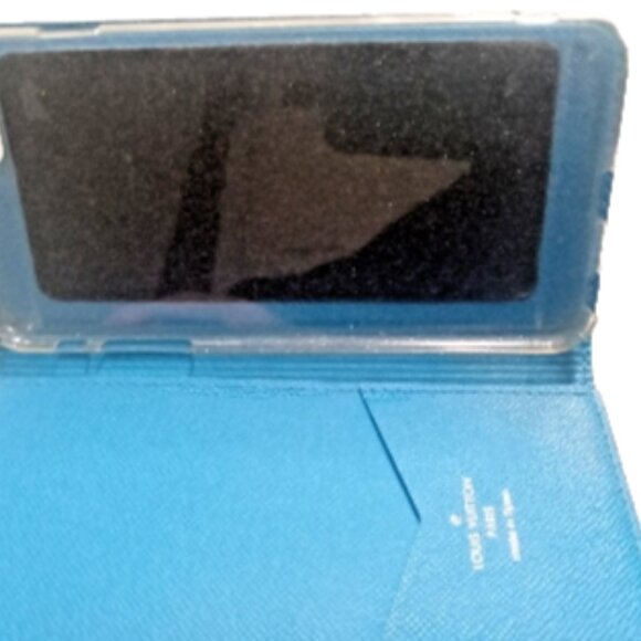 Authentic Louis Vuitton Iphone Case Blue Interior Designer Women's Phone Cover - Picture 10 of 11